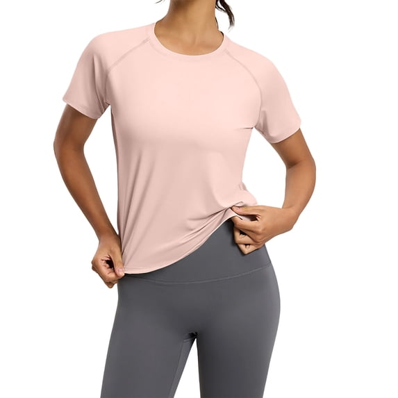 Workout Tops for Women Loose Fit Breathable Activewear Cool Quick Dry Gym Athletic Tee Top