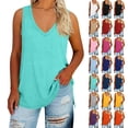 thumbnail image 1 of Workout Tops for Women V-neck Plus Size Fashionable Loose And Comfortable Casual Top T-shirt Business Casual Outfits Blouses Clothes (Size:XL-5XL), 1 of 7