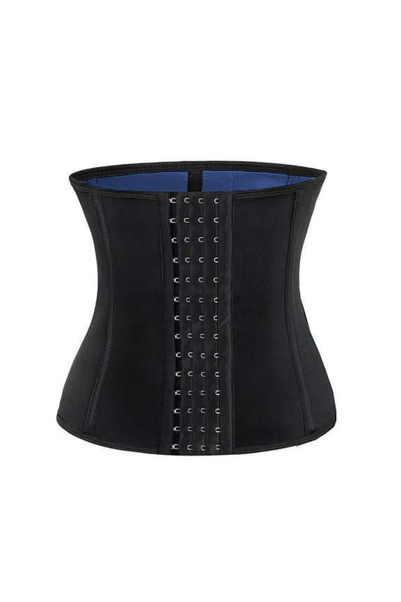 Workout Waist Trainer Cincher for Women Sweat Waist Trimmer Body Shaper Tummy Control Girdle Sauna Suit for Women Waist Trimmer Belt Adjustable Waist Trainer Girdle Sweat Fitness Belly Wrap