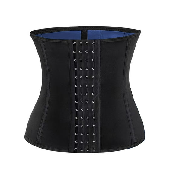 Workout Waist Trainer Cincher for Women Sweat Waist Trimmer Body Shaper Tummy Control Girdle Sauna Suit for Women Waist Trimmer Belt Adjustable Waist Trainer Girdle Sweat Fitness Belly Wrap