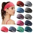 thumbnail image 1 of Vorkoi Workout Wide Headbands for Women Non Slip, Super Soft Yoga Running Exercise Head Bands, Elastic Sweat Band Hair Bands for Women's Hair, Womens Headbands Hair Wrap, 1 of 5