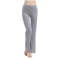 thumbnail image 1 of Workout Yoga Pants New High Waisted Pants for Women Yoga Pant Workout Wide Leg Leggings Casual Comfy Pants Drawstring Hiking Womens Casual Pants Gym Pants Women Gray XL, 1 of 6