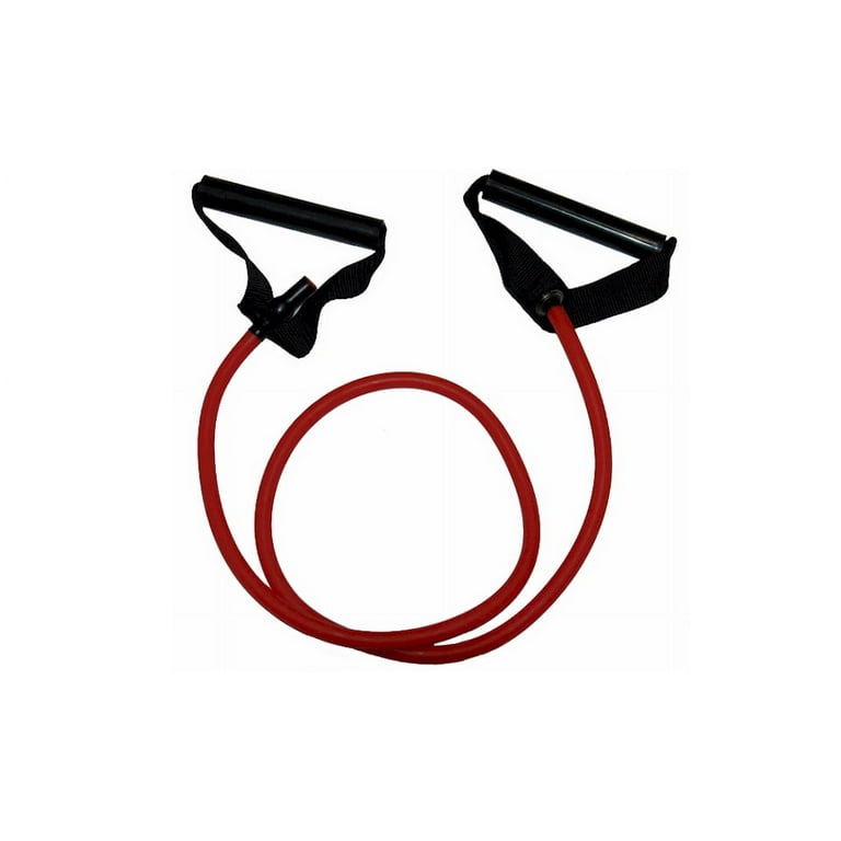Workoutz Resistance Band Exercise Tube With Handles Red