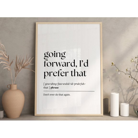 Workplace Definition Contemporary Office Poster