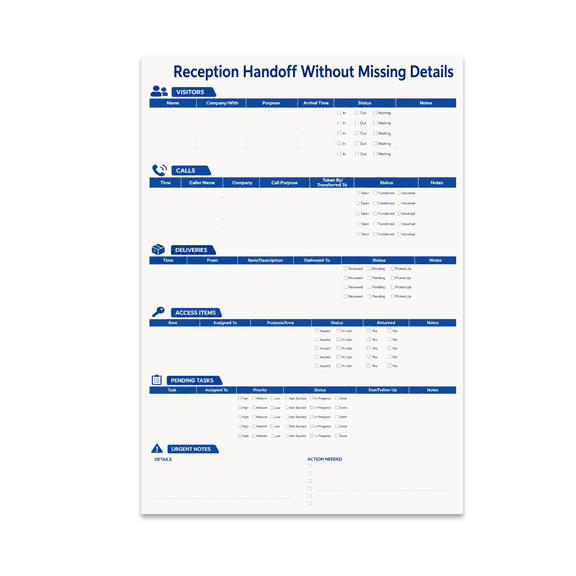 Workplace Meeting Checklist Poster - Office Decor - 13x19 Poster Print
