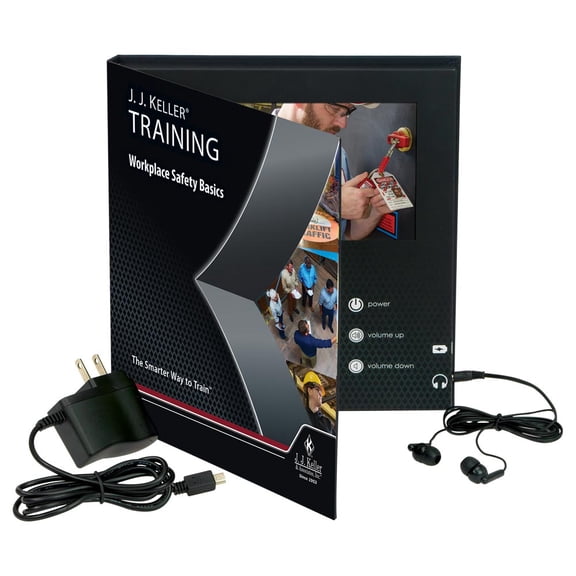 Workplace Safety Basics English Video Training Book- J. J. Keller & Associates - High-Level Overview of Many Safety topics: Slips, Trips, Falls, PPE, Electrical Safety, Loto, HAZWOPER & More