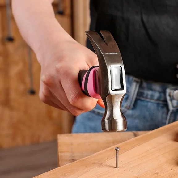 Workpro 8 Oz Claw Hammer Forged Hardened Steel Head Shock Reduction Smooth Face