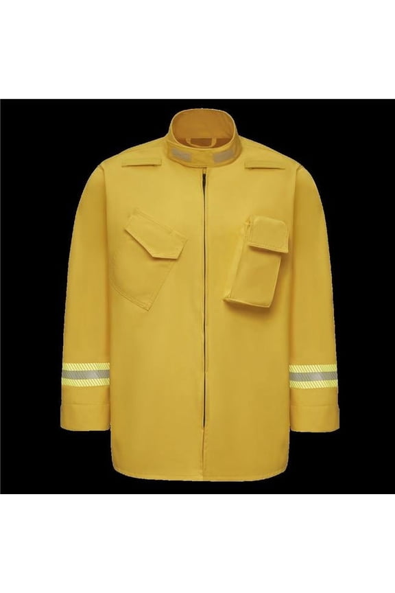 FR FW82YL-2L-0R Mens Relaxed Fit Wildland Jacket, Yellow - 2XL - Regular