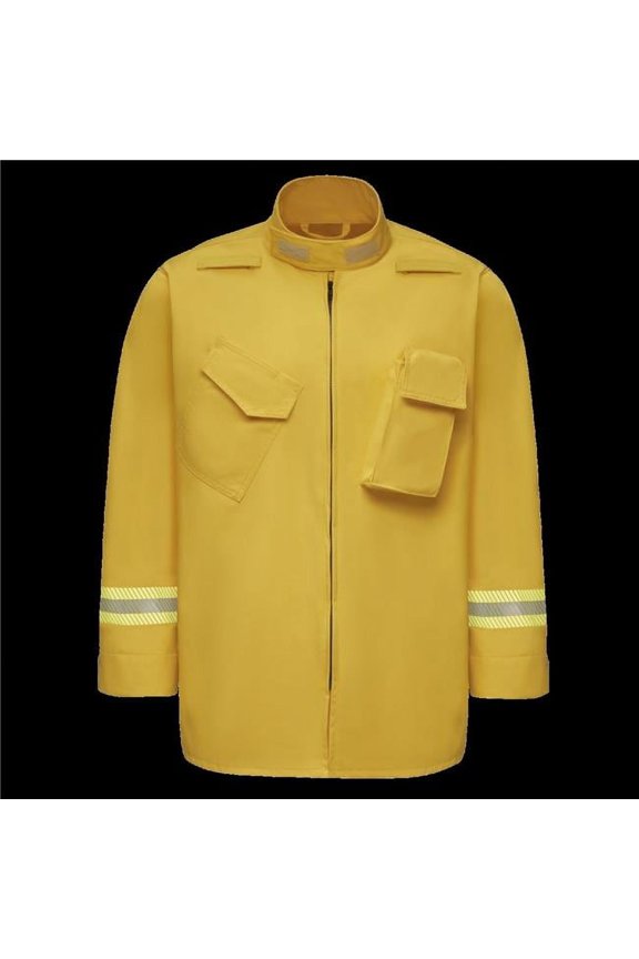 FR FW82YL-XL-0R Mens Relaxed Fit Wildland Jacket, Yellow - Extra Large - Regular