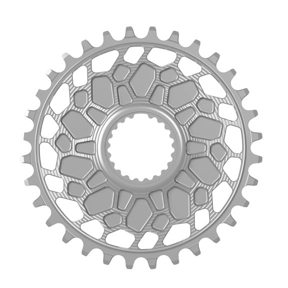 Works Components GEO Chainring, Shimano DM, 32T, Boost 3mm, Slv