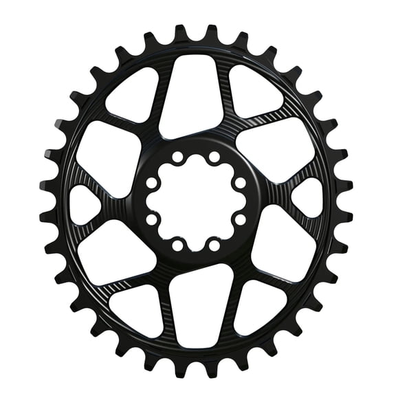 Works Components Oval Chainring, SRAM 8-Bolt, 32T, Boost 3mm, Blk