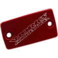 thumbnail image 1 of Works Connection 21-006 Anodized Billet Aluminum Front Brake Reservoir Cover - Red, 1 of 1