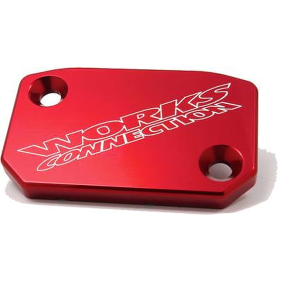 Works 21-065 Front Master Cylinder Cover - Red