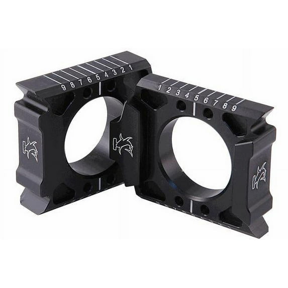 Works Connection Axle Blocks Black 17-125 (BLACK)