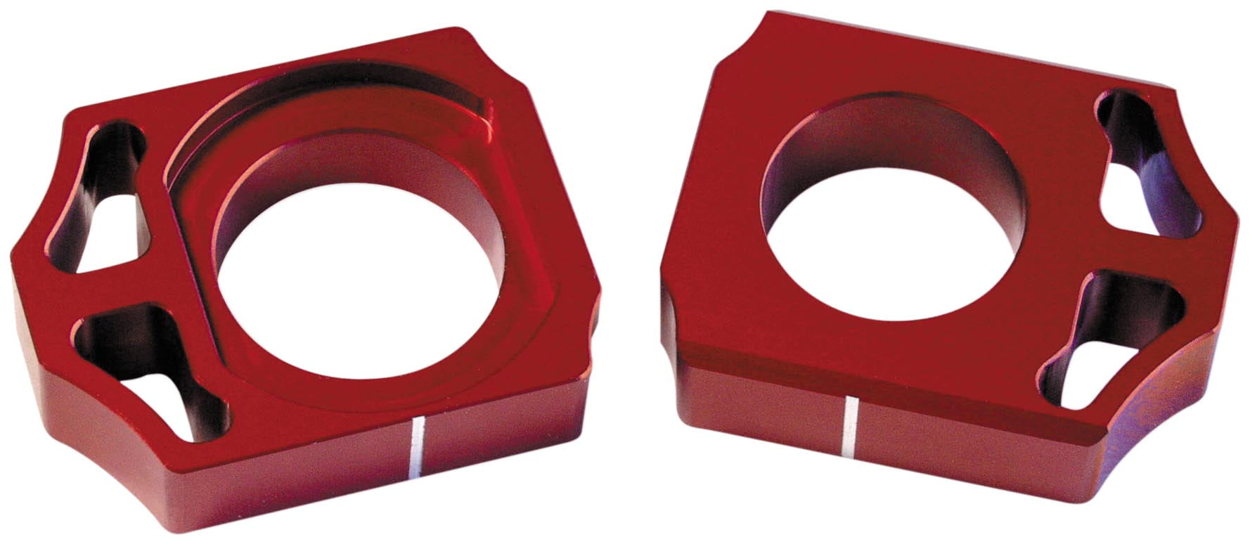 Works Connection Axle Blocks Red 17037 (RED)
