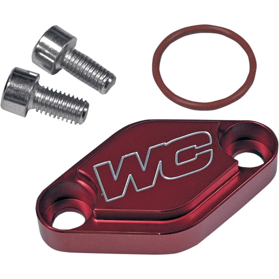 Works Connection Block Off Plate Red 31-355