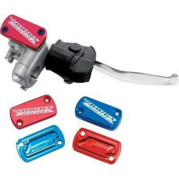 Works Connection Brake Cap Front Red for Honda CR CRF XR