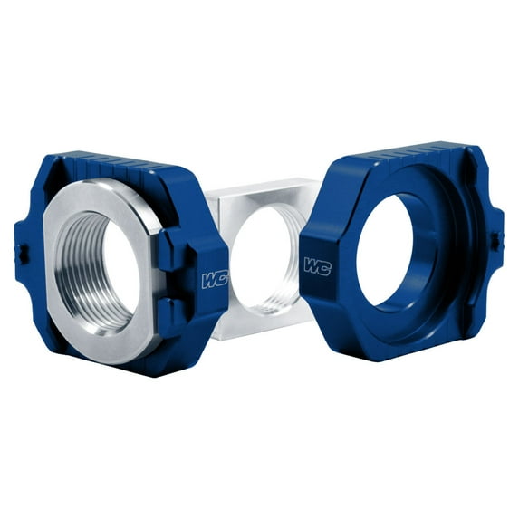 Works Connection 17-250 Elite Axle Block Kit Blue