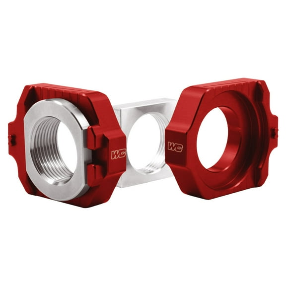 Works Connection 17-255 Elite Axle Block Kit Red