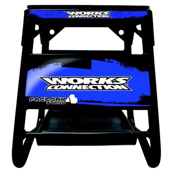 Works Connection Factory 4 Stand Black W/Blue Decals