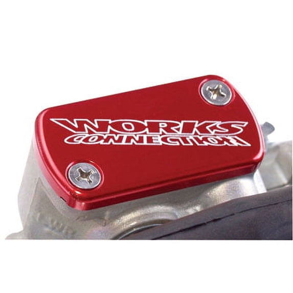 Works Connection Front Brake Reservoir Cap Red for Honda CRF150R Expert 2007-2009
