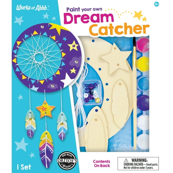 Works of Ahhh Craft Set - Dream Catcher Classic Wood Paint Kit