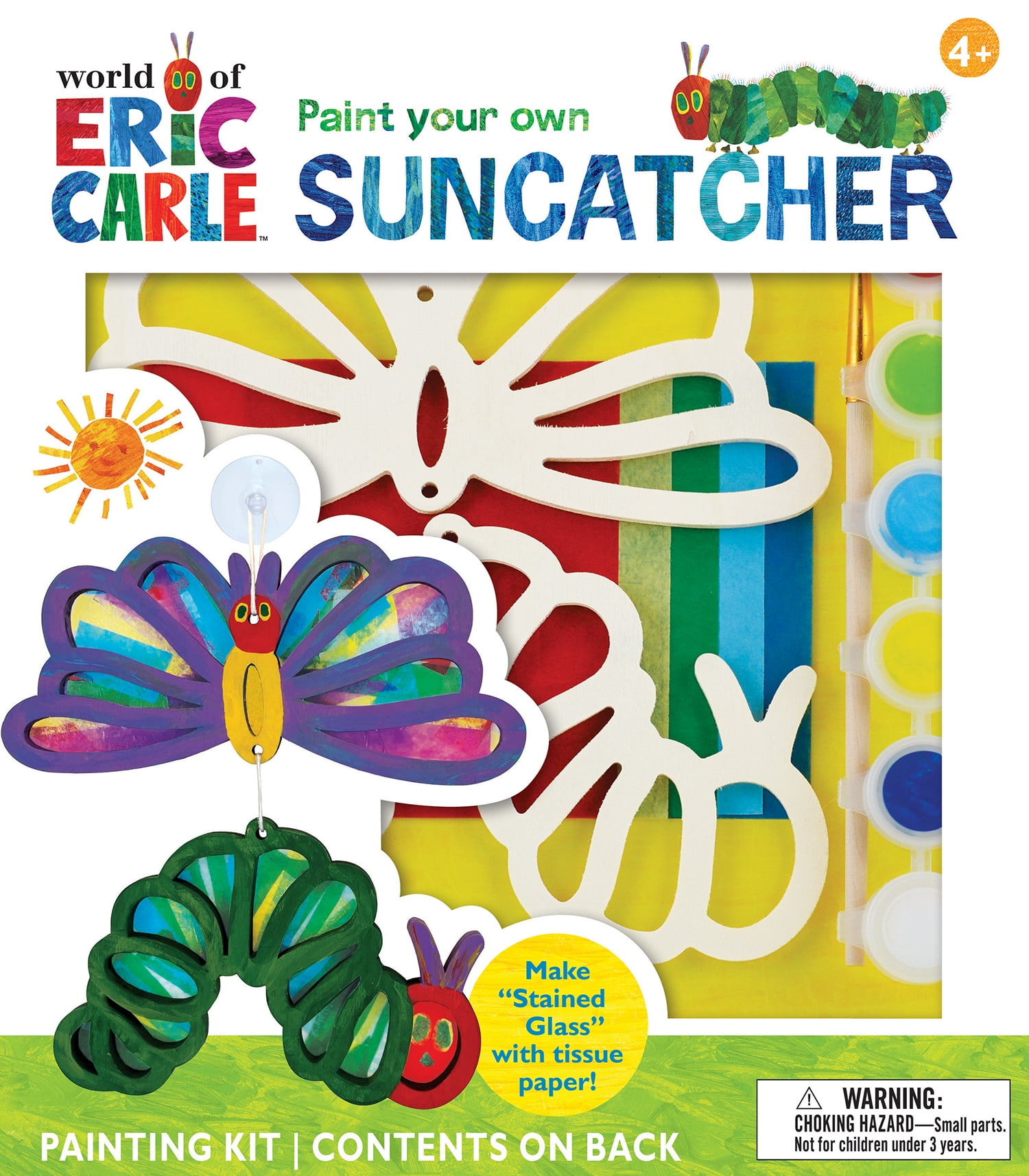 Works of Ahhh Craft Set - Eric Carle - Suncatcher Wood Craft Kit