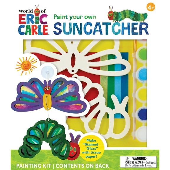 Works of Ahhh Craft Set - Eric Carle - Suncatcher Wood Craft Kit