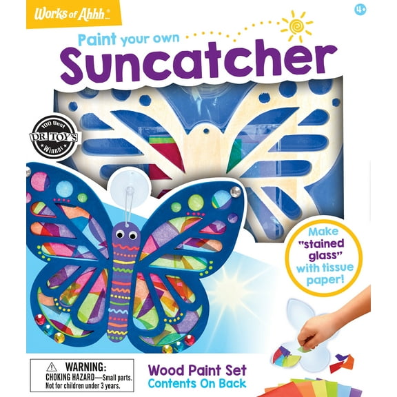 Works of Ahhh Craft Set - Suncatcher Classic Wood Paint Kit