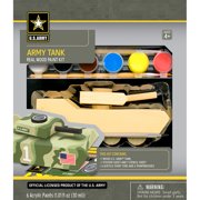Works of Ahhh Craft Set - U.S. Army Tank Wood Paint Kit