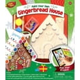 thumbnail image 1 of Works of Ahhh Holiday Craft Set - Gingerbread House Wood Paint Kit, 1 of 2