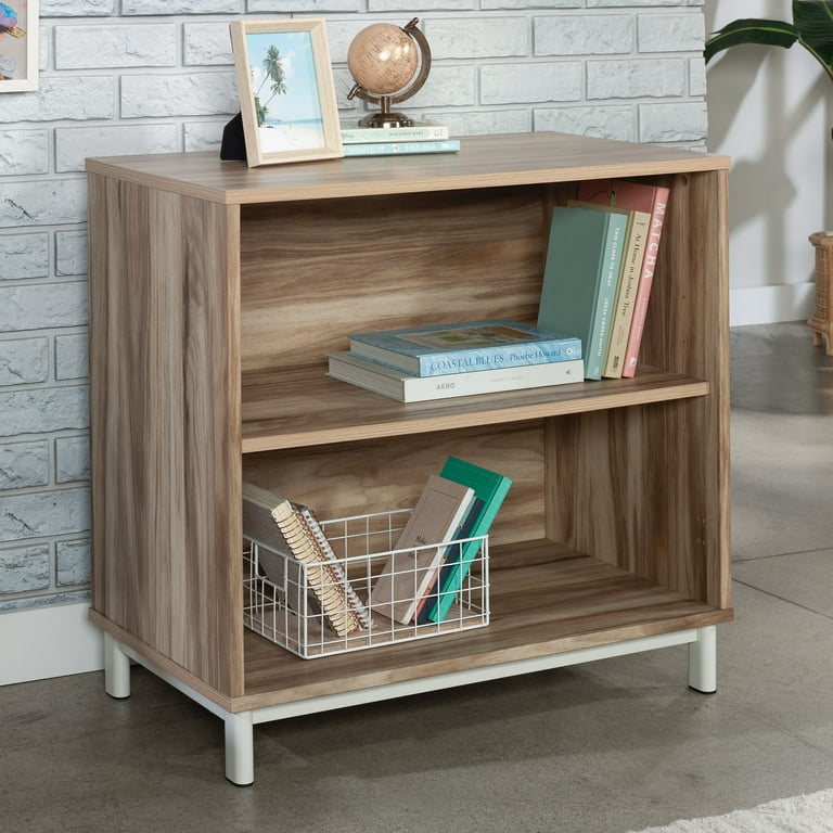 Worksense by Sauder Bergen Circle 2-Shelf Commercial Bookcase