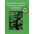 thumbnail image 1 of Pre-Owned Worksheets for College Algebra with Integrated Review: Myclassroom Examples With Integrated Review Worksheets Paperback, 1 of 1