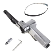 Workshop Air Powered Belt Sander With 13 Inch Abrasive Belts Ergonomic Grip 1.5HP Motor For Industrial Metalworking