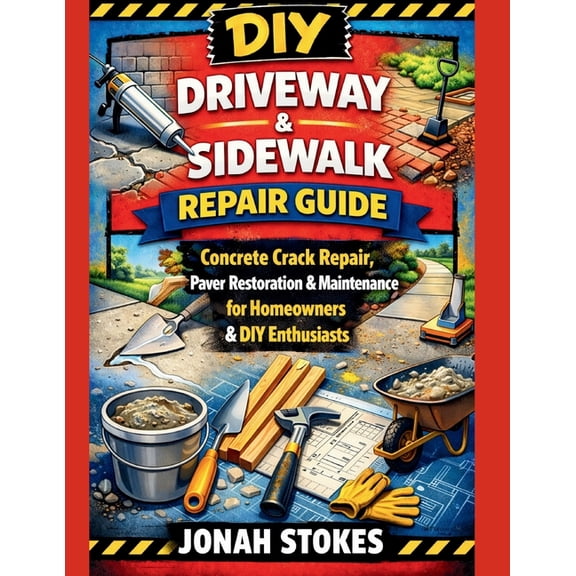The Workshop Expert Driveway & Sidewalk Repair Guide: Concrete Crack Repair, Paver Restoration & Maintenance for Homeowners & DIY Enthusiast, (Paperback)
