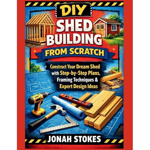 The Workshop Expert Shed Building from Scratch: Construct Your Dream Shed with Step-by-Step Plans, Framing Techniques & Expert Design Ideas, (Paperback)