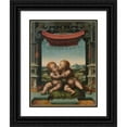 thumbnail image 1 of Workshop of Joos van Cleve 15x18 Black Ornate Wood Framed Double Matted Museum Art Print Titled - The Infants Christ and Saint John the Baptist Embracing (1520-25), 1 of 5