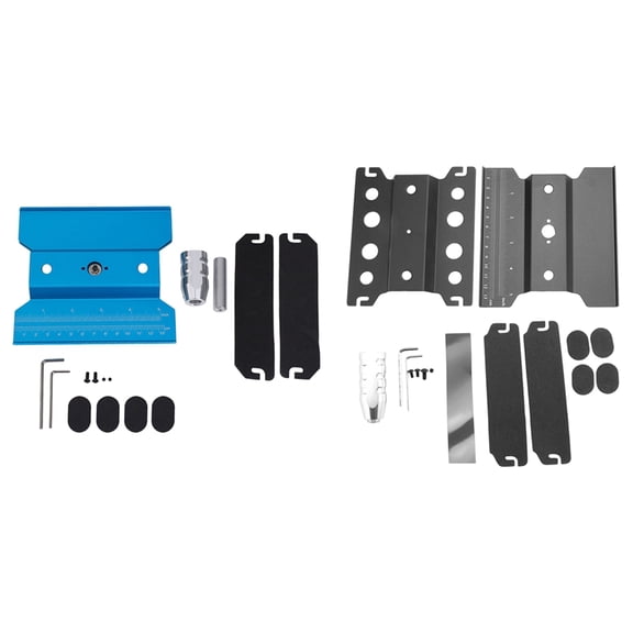 Workshop Rc Repair Stand Pair Height Adjustable 360 Rotation for 1/8 1/10 1/12 1/16 Trucks Blue & Black I710008367