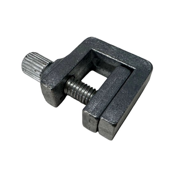 Workshop Service Clamp Tool for String Instrument Work, Manual Metal Flat Pad Clamp with Threaded Screw Structure