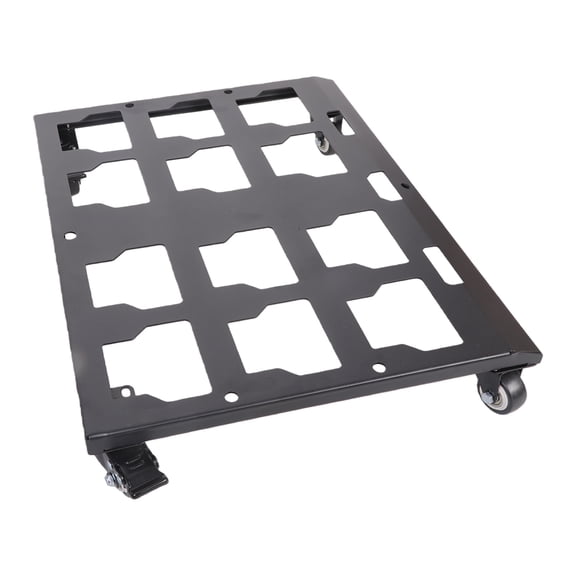 Workshop Utility Cart with Anti Roll Casters Locking Wheels Tool Transport Carts Simple to Operate for Tool Organization