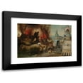 thumbnail image 1 of Workshop of Herri met de Bles 14x11 Black Modern Framed Museum Art Print Titled - The Temptation of Saint Anthony (ca. 1550-60), 1 of 5