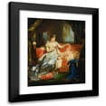 thumbnail image 1 of Workshop of Joseph Franque 20x24 Black Modern Framed Museum Art Print Titled - Empress Marie-Louise Watching Over the Roi De Rome Asleep, 1 of 5