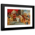 thumbnail image 1 of Workshop of Peter Paul Rubens 24x18 Black Modern Framed Museum Art Print Titled - The Sacrifice of the Old Covenant, 1 of 5