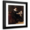 thumbnail image 1 of Workshop of Rembrandt van Rijn 12x14 Black Modern Framed Museum Art Print Titled - Jean Pellicorne with His Son Caspar (C. 1632), 1 of 5