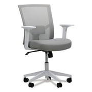 Workspace by Alera Mesh Back Fabric Task Chair, Supports Up to 275 lb, Gray