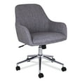 thumbnail image 1 of Workspace by Alera Mid-Century Task Chair, Supports Up to 275 lb, 18.9 to 22.24 Seat Height, Gray, 1 of 5