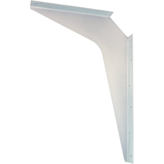 Workstation Bracket - Countertop Support Bracket -Import 15 X 21, Gray 15 X 21 Gray