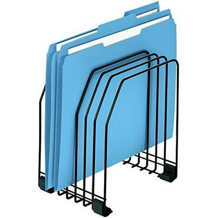 Workstation File Organizer, 7 Section, Wire, Black (68112)