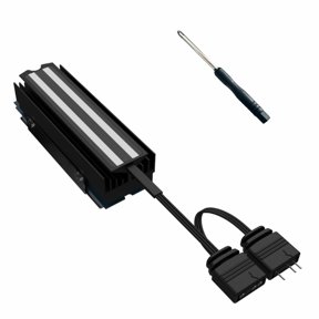 Workstation M.2 SSD Heatsink, ARGB Metal Cooling Cover for Stable Storage Use in Desktop Upgrades Projects with Compatible RGBs Sync Style