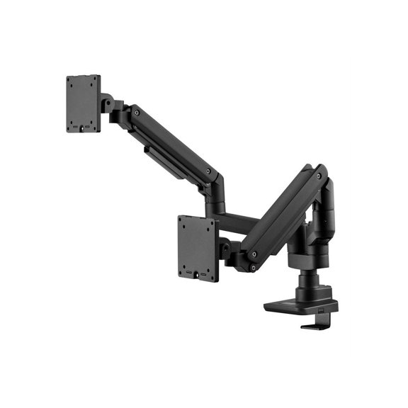 Workstream by Monoprice Heavy Duty Dual Monitor Gas Spring Desk Mount - Up to 35in/44 lbs Ultrawide Screens, Detachable